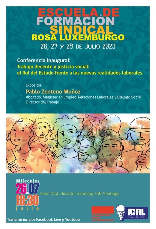 2023-07-19-Convocatoria Escuela de Formación Sindical Rosa Luxemburgo